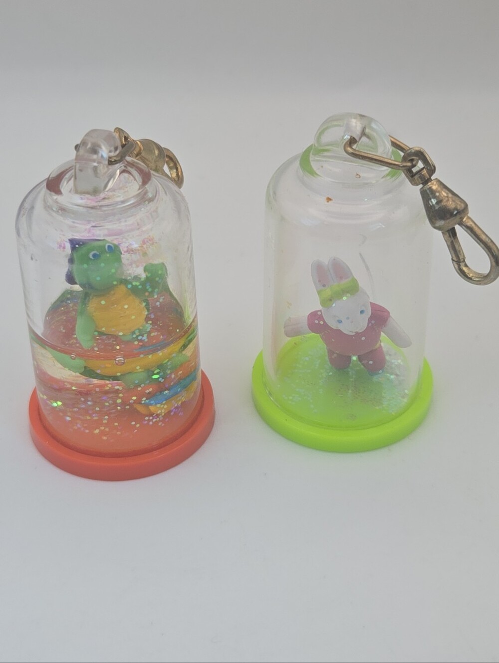 Vintage 1991 Avon Zip Zip & Away Zipper Pulls TJ Turtle & BJ Bunny w/ Boxes